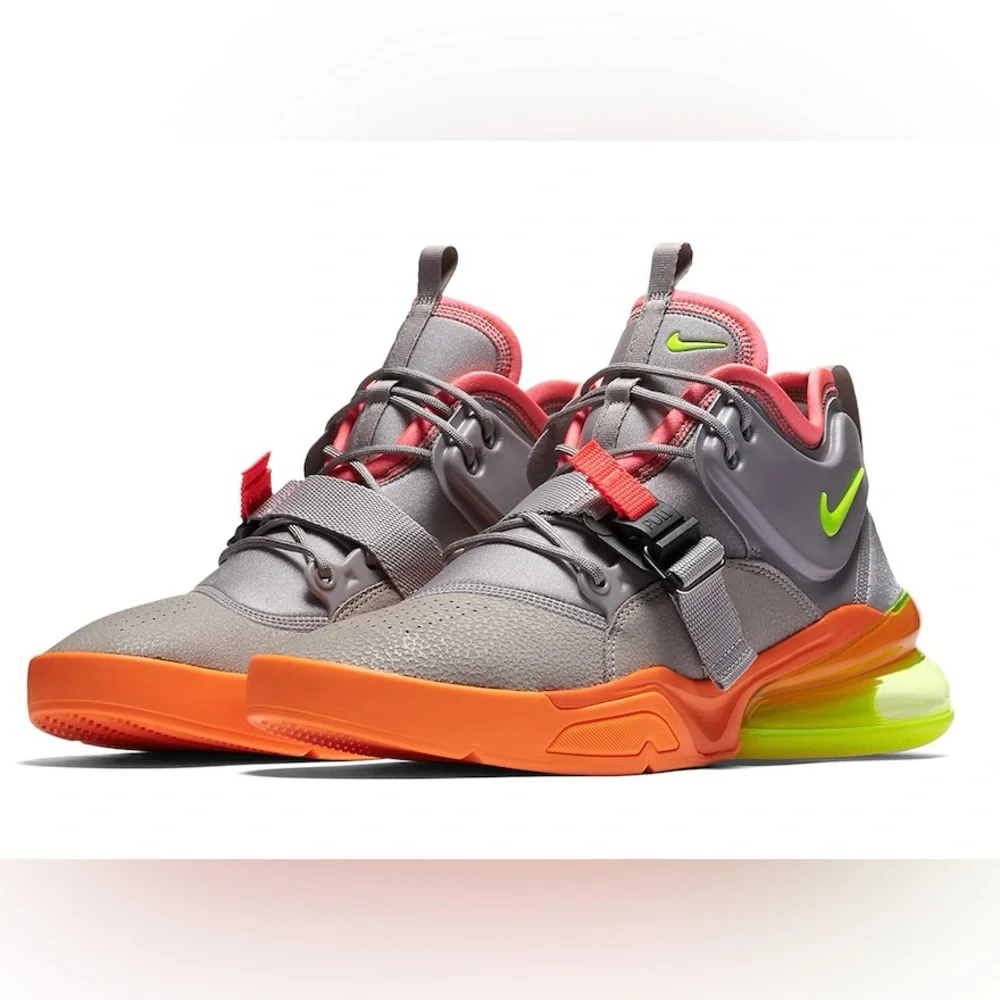 Nike Air Forcé 270 Men’s SZ.13 Sherbert Gray/Orange Shoes AH6772-007 New_2